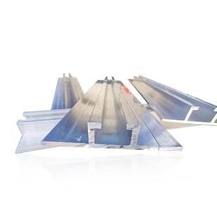 交通标志牌铝槽路牌滑槽广告牌滑道抱箍紧固件标识龙骨背槽铝材