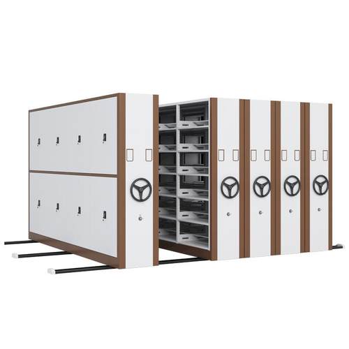 密集架档案室电动智能密集柜手摇移动档案柜资料架医院财务凭证柜