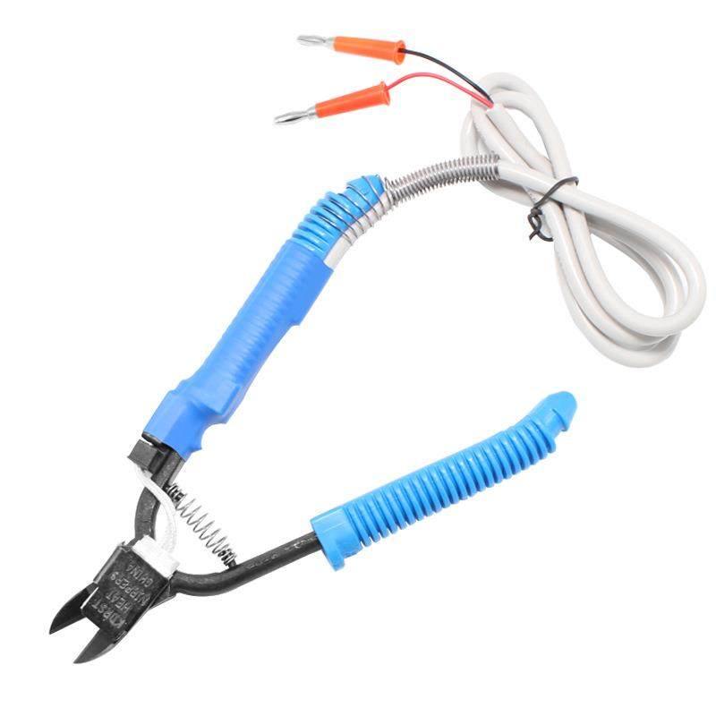 电热剪钳塑料用加热剪刀橡胶亚克力修边发热水口钳工具HT-200