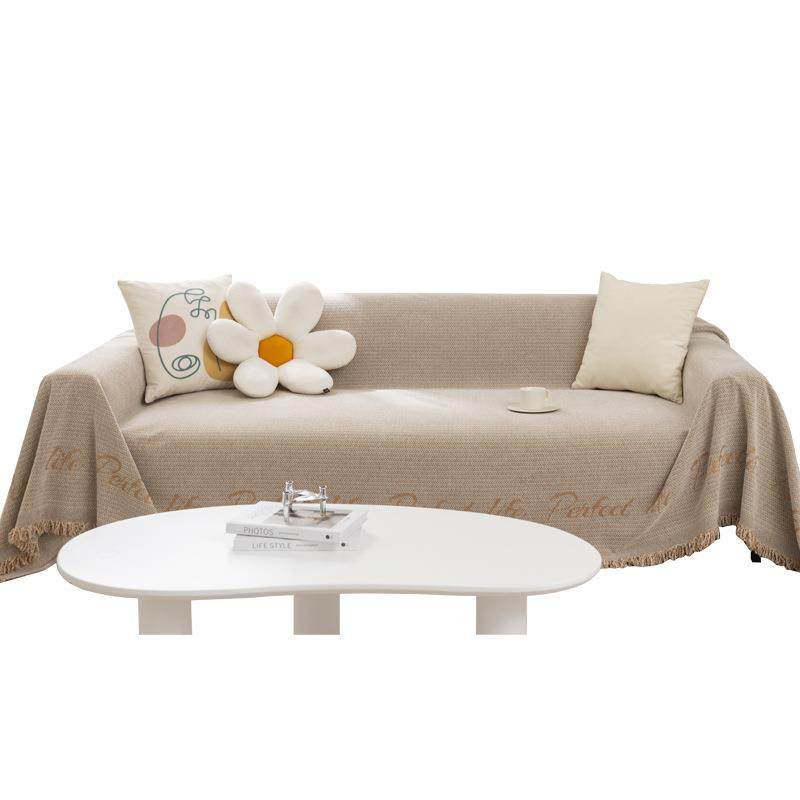 雪尼尔沙发盖布四季通用北欧简约盖毯ins风沙发巾万能全包套罩垫,居家布艺,沙发套,淘宝优惠券,粉丝福利购,淘宝优惠卷