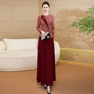 假两件连衣裙女2025新款 重要场合巨好看长裙子63 气质减龄显瘦冬季