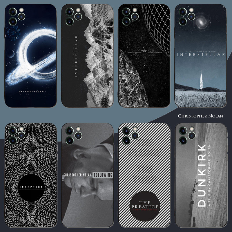 诺兰电影星际穿越盗梦空间敦刻尔克奥本海默手机壳周边适用于华为苹果OPPO小米VIVO一加REALME荣耀IQOO浮雕