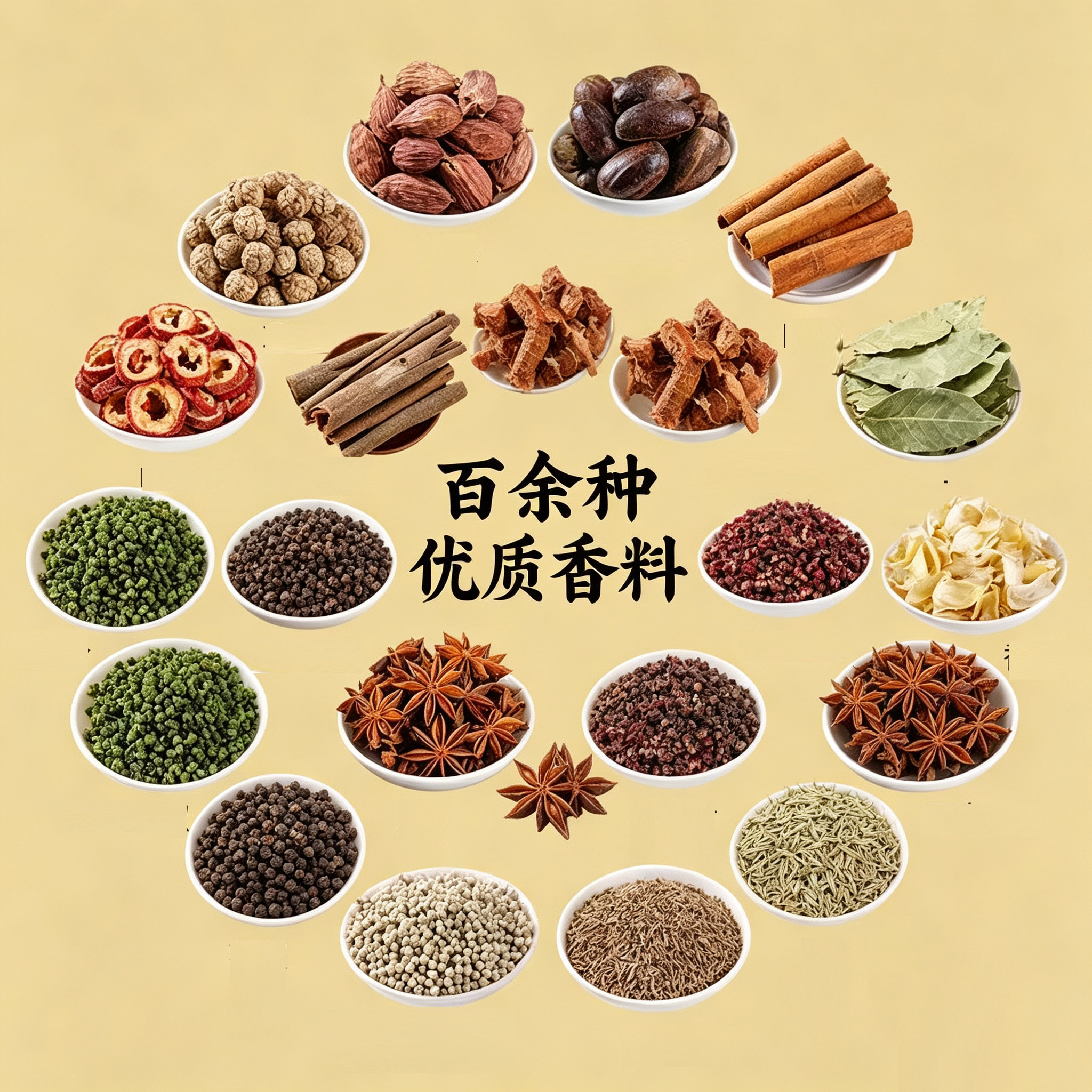八角大料香料调料大全桂皮花椒香叶小茴香白芷卤料火锅料组合调味