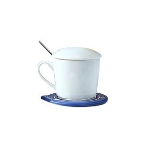 九阳暖暖杯55度加热器恒温保暖杯垫热牛奶套装 自动保温水杯子便携