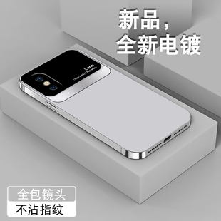 lens电镀银适用苹果x手机壳简约iPhonexr新款 se2三代防摔8P潮硅胶外壳 xsmax创意8plus男7全包XS套高级6s个性