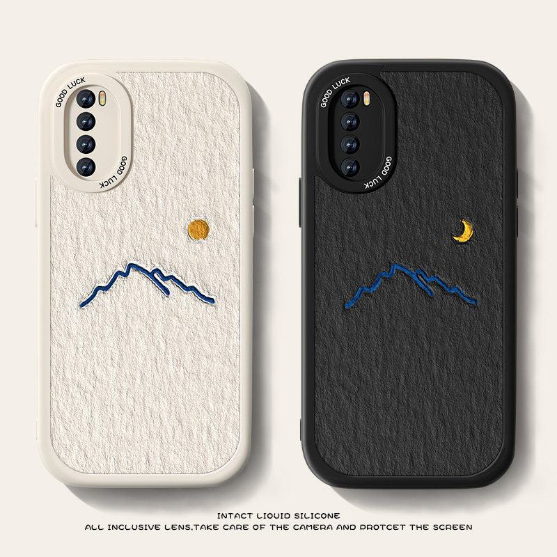 山丘线条适用于华为nova7手机壳nova7pro新款7se小羊皮油画风nova6简约创意6se硅胶男女高级感7se乐活版软套怎么看?