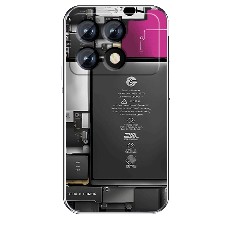 伪拆机适用红米k70手机壳男小米redmik60pro新款K70e全包冠军电镀银至尊版防摔壳个性创意搞怪高级硅胶保护套