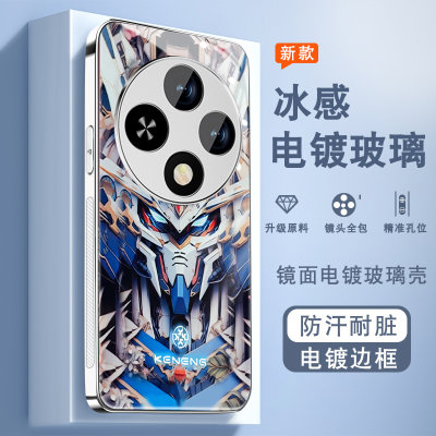 超级战甲适用oppoa3pro手机壳男a2pro新款A1pro电镀银玻璃A2保护套a1x卡通动漫A1活力版全包防摔A3PRO潮牌硬