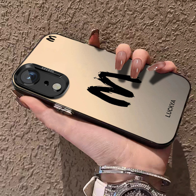 适用苹果x手机壳男女iPhonexs新款磨砂xr高级感xsmax大孔镜框ipX外壳XR潮流创意简约英文字母电镀防摔保护套