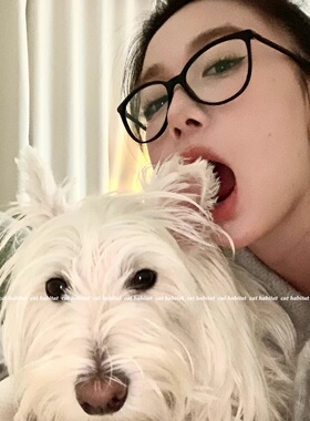 小红书网红小香猫眼眼镜复古减龄学生超轻圆形黑色眼镜框可配近视