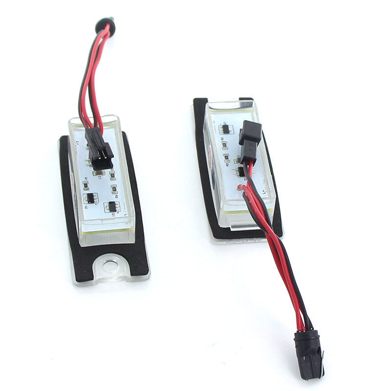 볼보 구형 볼보 S60 S80 XC90 XC70 V70 S60L 수정된 LED 후면 번호판 조명 어셈블리