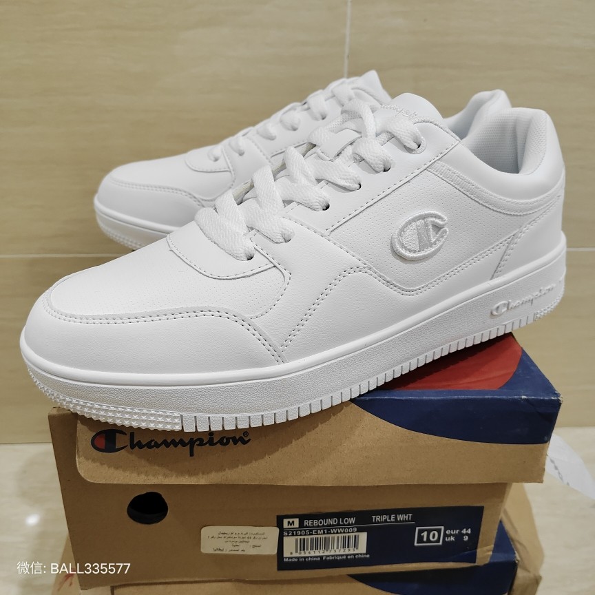 5 45 46男小白鞋美亚同款在售出口单champion冠军