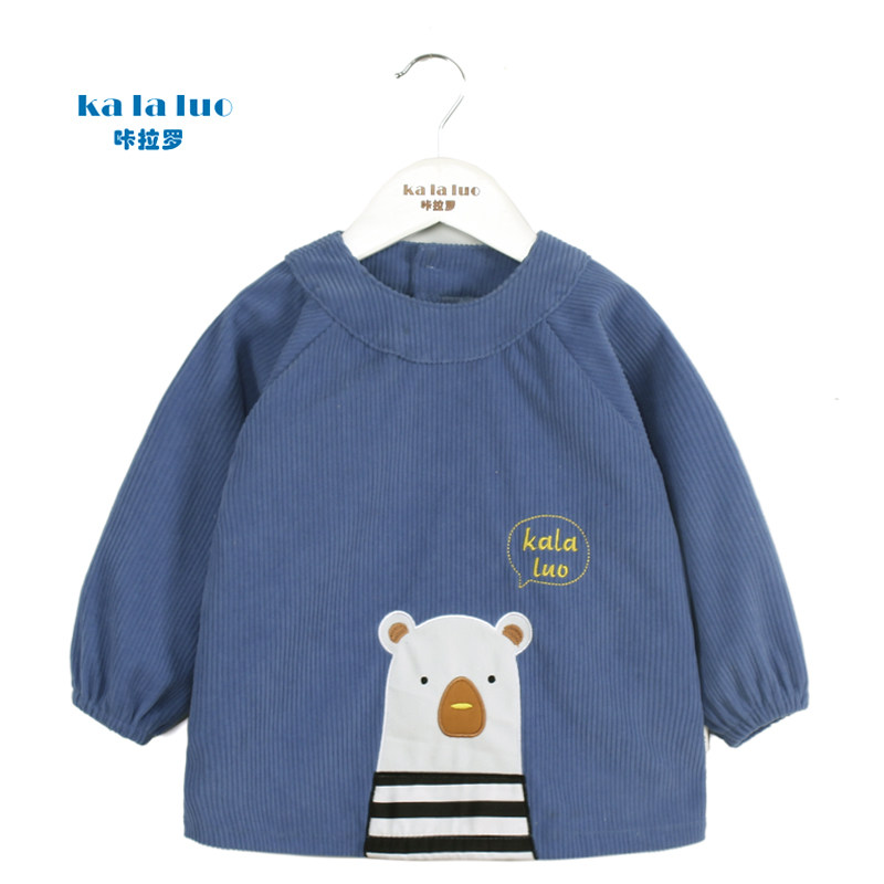 儿童防水罩衣宝宝秋冬新款灯芯绒防脏反穿衣婴幼儿围兜幼儿园围裙,童装/婴儿装/亲子装,反穿衣/罩衣,淘宝优惠券,粉丝福利购,淘宝优惠卷