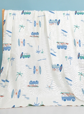 贝彤竹怡毯透气吸汗夏季冰丝毯婴儿午睡毯宝宝空调房毯凉而不冰