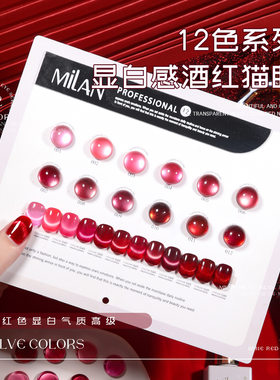 2024年秋冬新品12色冰透甲油胶