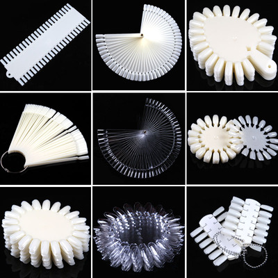 透明自然色展示板椭圆形甲油胶