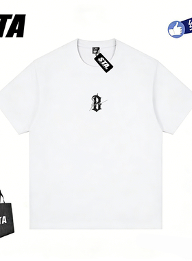 STA旗舰店正品短袖蔡徐坤同款美式T恤男女情侣基础款重磅纯棉国潮