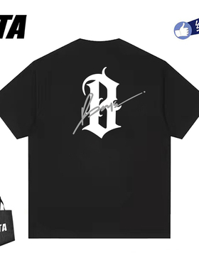 STA旗舰店正品短袖蔡徐坤同款美式T恤男女情侣基础款重磅纯棉潮牌