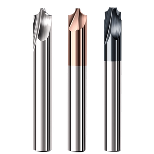 俊拓钨钢内R铣刀钢用4刃倒边成型倒角刀R0.2/R0.3/R6圆弧立铣刀