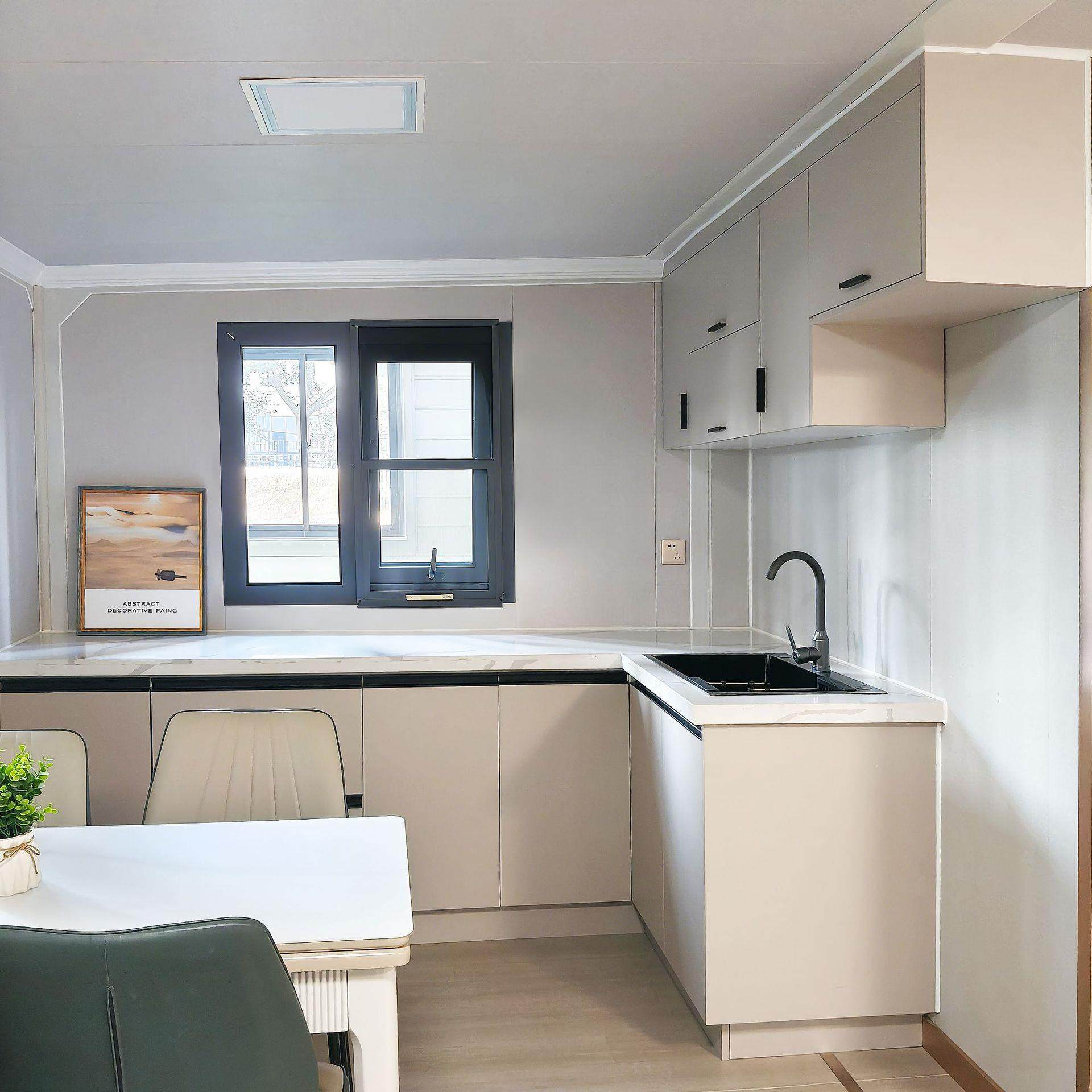 可拓展折叠集装箱房模块化设计带厨房卫生间出口标准工具房