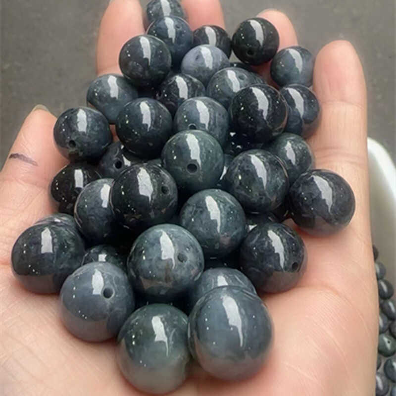 天淼玉器乌鸡翡翠墨黑翡翠