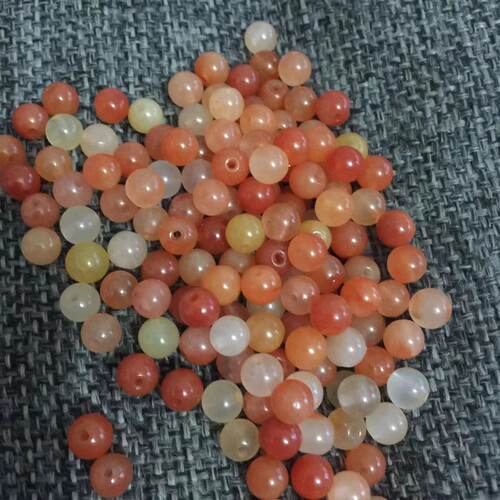天淼玉器金丝玉三彩红色翡翠