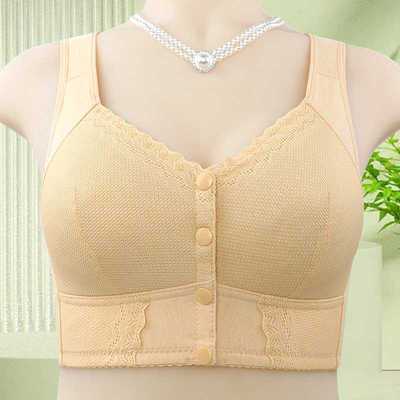 妈妈内衣无钢托收副乳大码