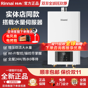 R16E51G RUS CB即热零冷水增压循环16升燃气热水器 林内 Rinnai