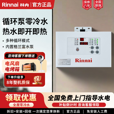 Rinnai/林内不锈钢循环泵回水器