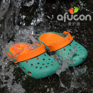 女孩小孩婴儿小童防滑幼儿 儿童凉拖男童夏季 爱护康洞洞鞋 宝宝拖鞋