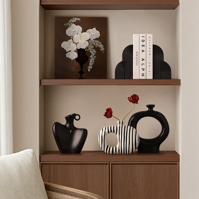 酒柜装饰品摆件2025新款客厅轻奢高档花瓶玄关电视柜家居展示柜,家居饰品,装饰摆件,淘宝优惠券,粉丝福利购,淘宝优惠卷