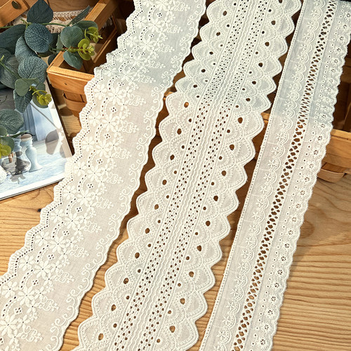 北欧风纯棉花边兰若曦