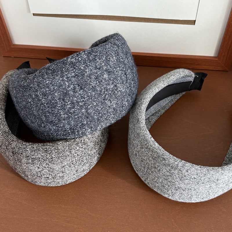 韩系秋冬宽版针织海绵毛呢发箍女氛围感高颅顶外出头箍发卡发饰