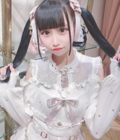 A Japanese spring bestseller, a mass-produced off-the-shoulder sweater with embroidered heart-shaped lace straps, is being cleared from the warehouse thumbnail 3
