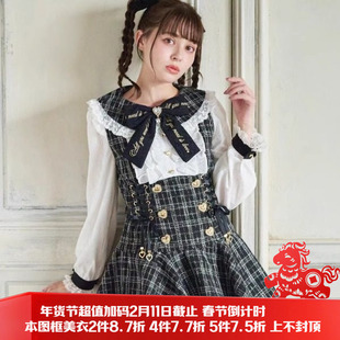 Meowchan再入荷秋冬季甜美量产型泡泡袖小香风裙衣裙裤两件套装