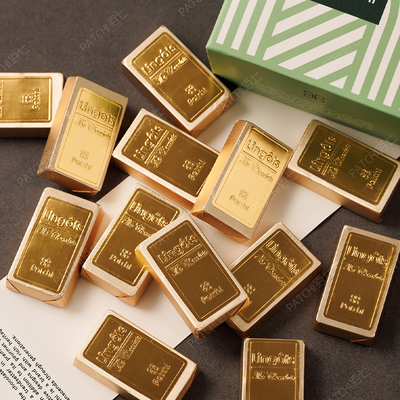 Patchi迪拜金砖巧克力块砖芭驰榛子酱牛奶巧进口手工零食高端礼盒