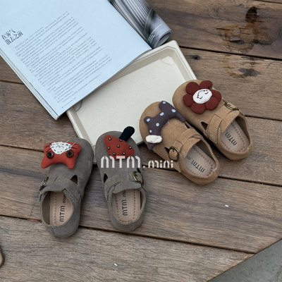 儿童真皮勃肯鞋2025秋季款男女童