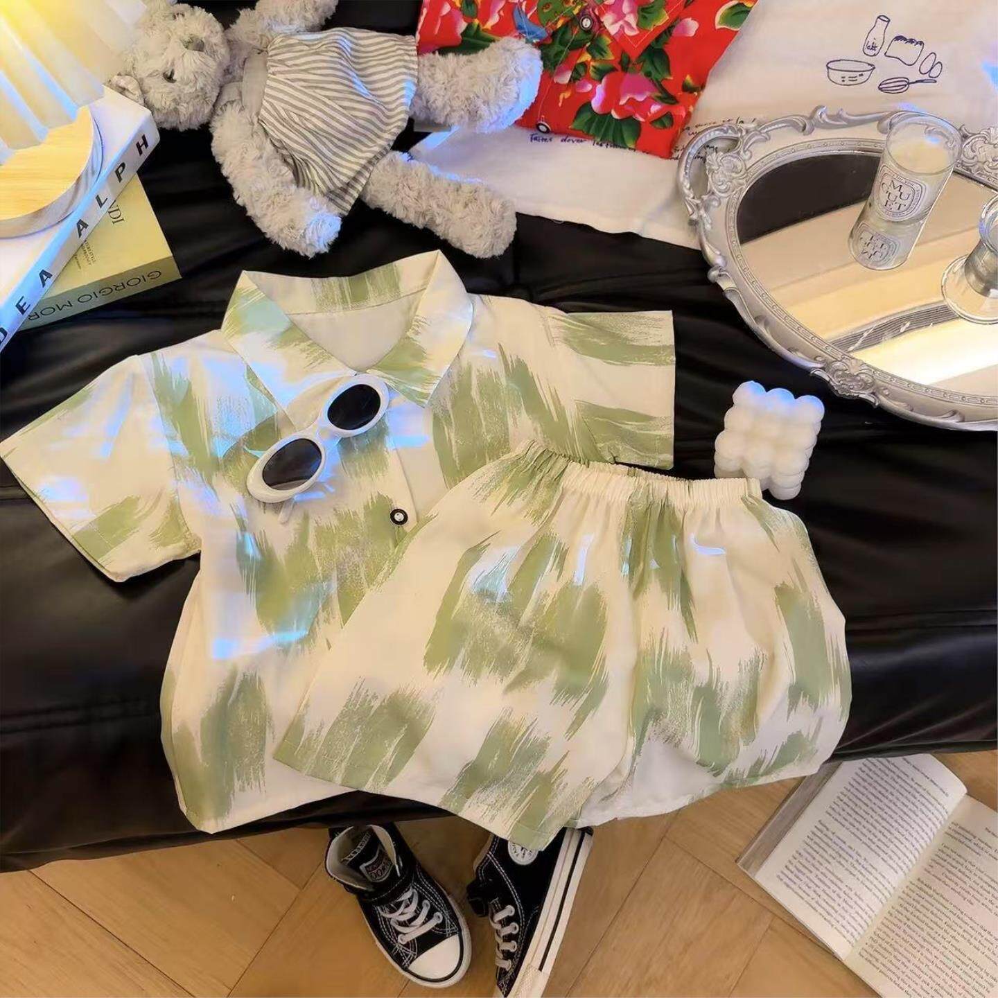 2026夏季男童套装孩子宝宝夏家居服套装