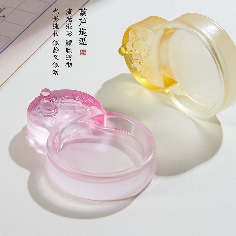 水晶玻璃墨碟笔墨纸砚写毛笔字墨蝶墨盘笔搁墨汁笔舔砚台镇尺文房,文具电教/文化用品/商务用品,文房四宝,淘宝优惠券,粉丝福利购,淘宝优惠卷