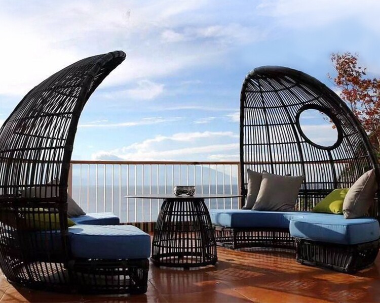定制家具别墅藤椅藤床室外圆床户外沙发露天粗藤躺椅鸟笼大躺床|ruв категории жилой мебели, открытый/двор мебели, открытый кровать, лежать в постели - от Buy2taobao.com для оказания профессиональной услуги покупки агента Taobao