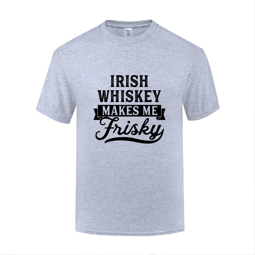 滑稽搞笑喝酒宽松大码短袖T恤