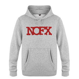 2020外贸男式连帽卫衣 NOFX 音乐朋克摇滚 字母简约
