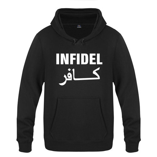 卫衣创意男式连帽卫衣 Infidel Cool Military - Funny Slogan 异