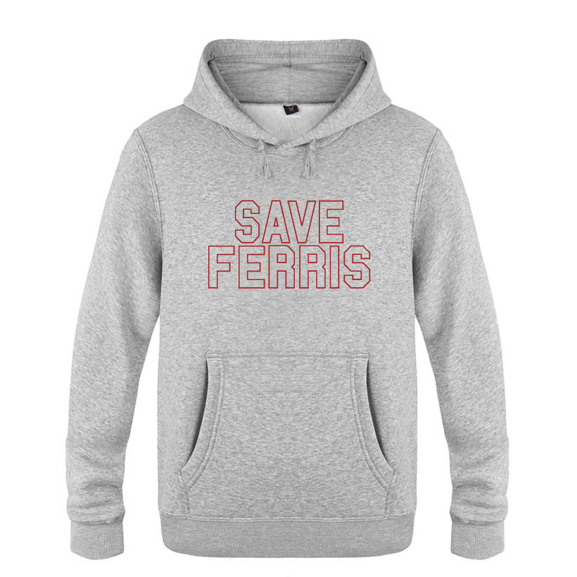 外贸男式连帽卫衣 ferris buellers day off save ferris 简约