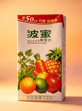 台湾原装波蜜果菜汁 335ml 罐装综合蔬果汁补充日常蔬果清爽饮料