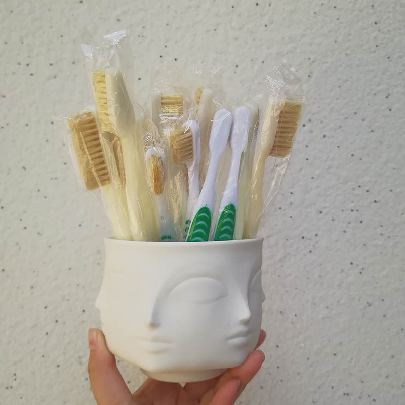 传统猪毛牙刷鬃毛牙刷猪鬃毛牙刷口腔护理不伤牙龈软毛