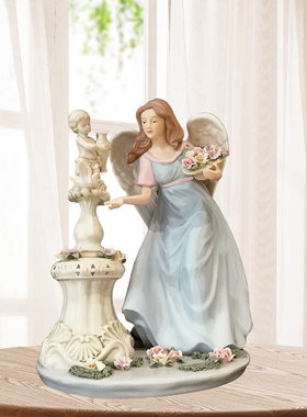 雅致西班牙欧式风天使家居装饰