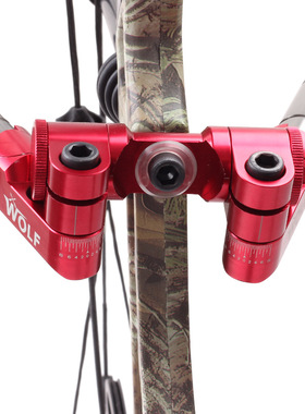 金刀弓坊新款WF双边V座金属平衡杆Vbar 三色可选复合滑轮弓箭器材