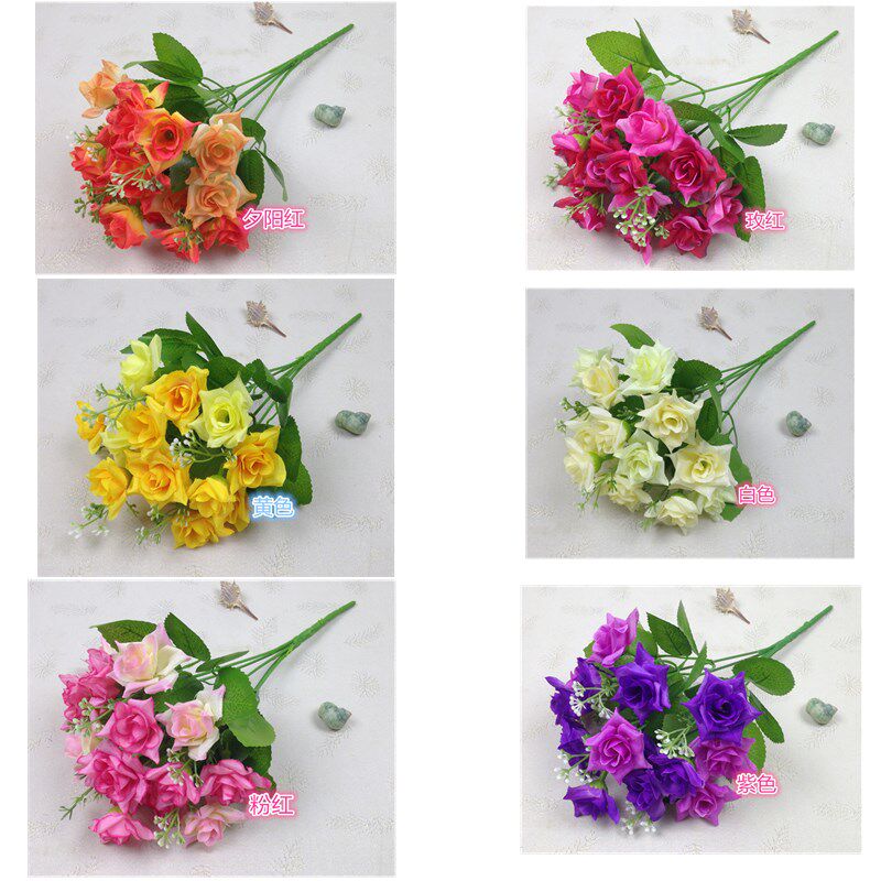 热销款 仿真花15头韩国八角玫瑰花 假花 工程花家居摆设装饰在类目 家居饰品, 花瓶/花器/仿真花/仿真饰品, 仿真花/假花中 - 来自Buy2taobao.com提供专业的淘宝代购服务
