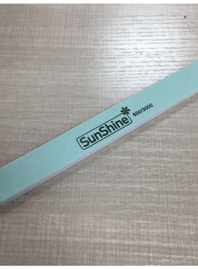 美甲工具 美甲店不伤指甲挫双面搓绿色板打蜡条 抛光条用品